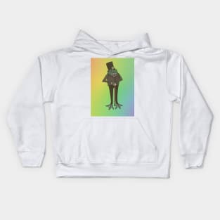 Gay Dapper Frog Kids Hoodie